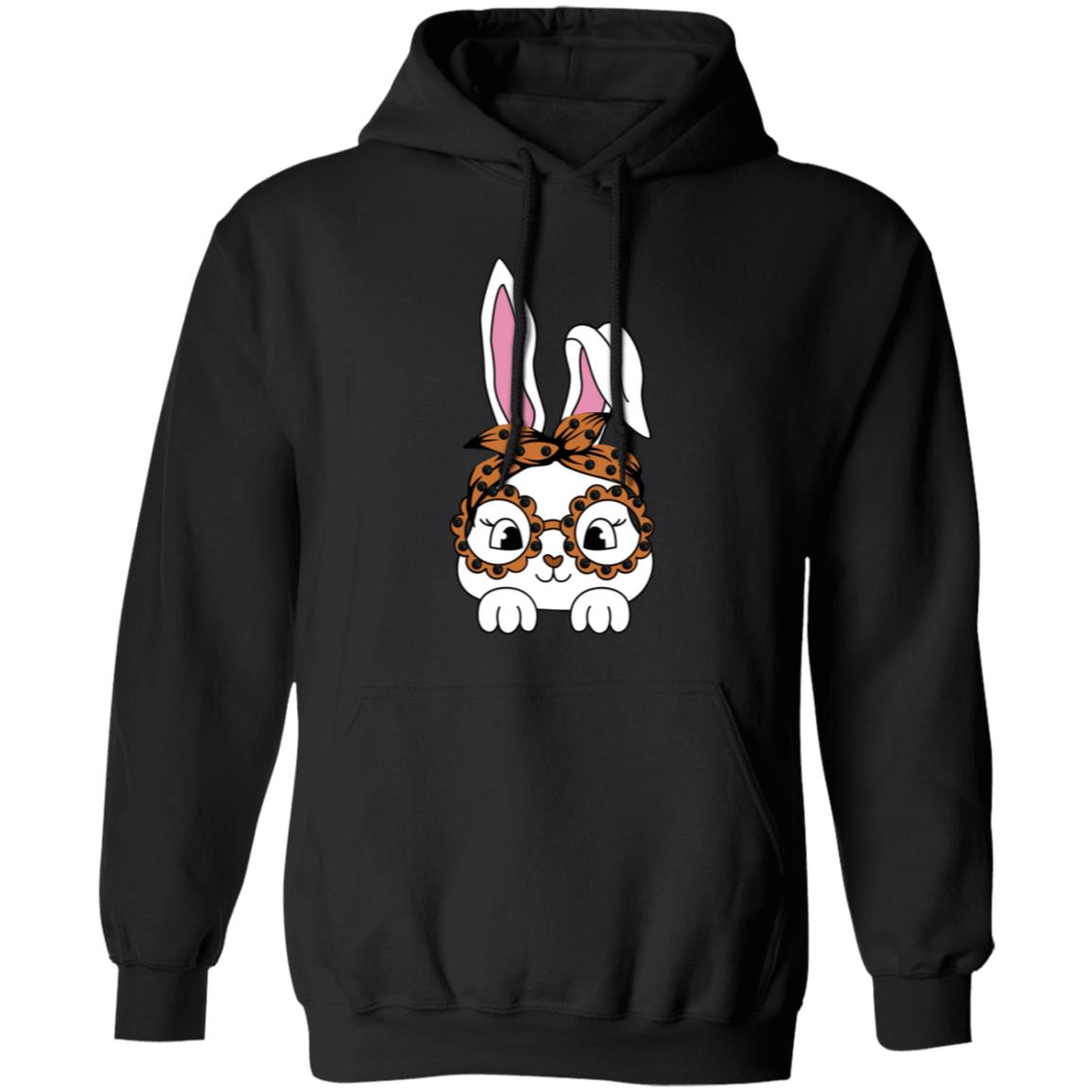 Bunny with Leopard Glasses T-shirt, Easter Hoodie, Easter bunny graphic tee, Easter shirts for infants / Toddlers, Unisex Easter Bunny tee, Easter Gift