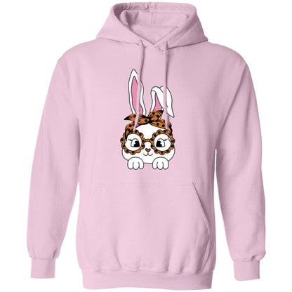 Bunny with Leopard Glasses T-shirt, Easter Hoodie, Easter bunny graphic tee, Easter shirts for infants / Toddlers, Unisex Easter Bunny tee, Easter Gift