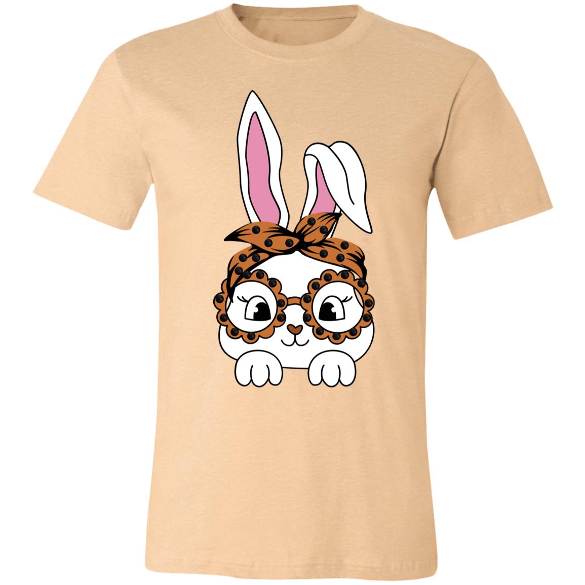 Bunny with Leopard Glasses T-shirt, Easter Hoodie, Easter bunny graphic tee, Easter shirts for infants / Toddlers, Unisex Easter Bunny tee, Easter Gift