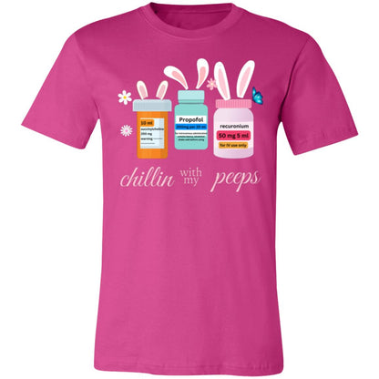 Chilling With My Peeps T-shirt / Hoodie, Cute Easter Nurse Shirt, Easter Day Gift For Nurse, Nurse Appreciation, Funny Easter Nurse Squad, Nurse Life