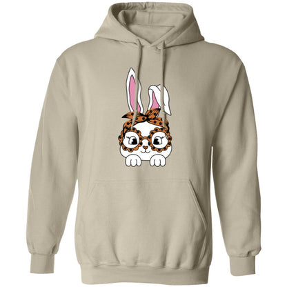 Bunny with Leopard Glasses T-shirt, Easter Hoodie, Easter bunny graphic tee, Easter shirts for infants / Toddlers, Unisex Easter Bunny tee, Easter Gift