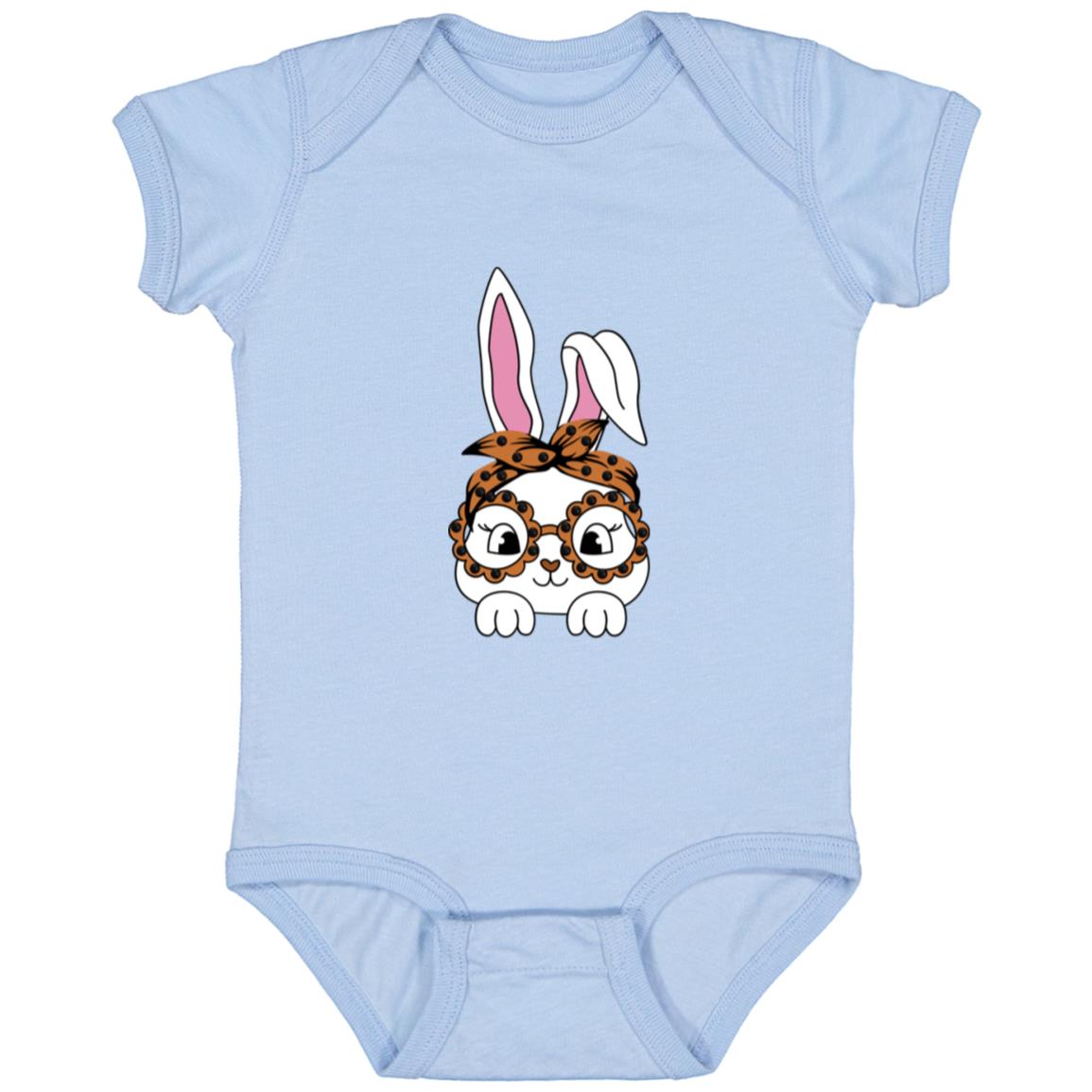 Bunny with Leopard Glasses T-shirt, Easter Hoodie, Easter bunny graphic tee, Easter shirts for infants / Toddlers, Unisex Easter Bunny tee, Easter Gift