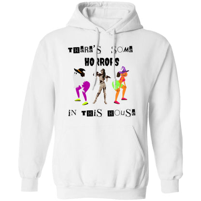 There's Some Horrors in This House Funny Halloween  Hoodie,Twerking Ghost, Twerking Pumpkin, Dancing Mummy, Hoodie