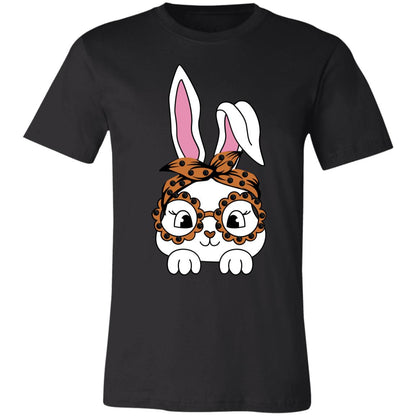 Bunny with Leopard Glasses T-shirt, Easter Hoodie, Easter bunny graphic tee, Easter shirts for infants / Toddlers, Unisex Easter Bunny tee, Easter Gift