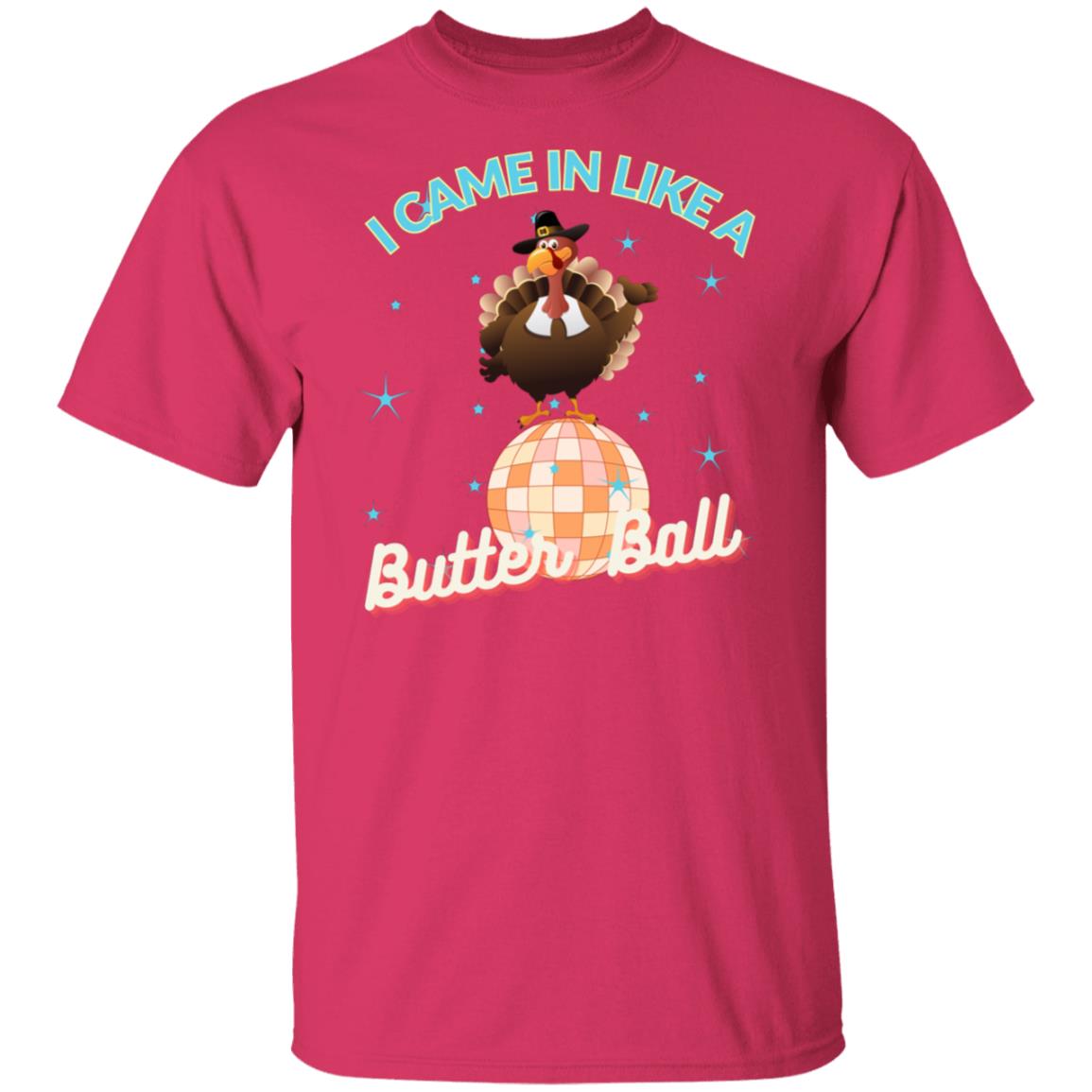 I Came In Like A Butter ball T-shirt, Retro Thanksgiving T-Shirt, Funny Turkey T-Shirt, Vintage Thanksgiving Crew Neck, Disco Ball T-Shirt, Unisex T-Shirt