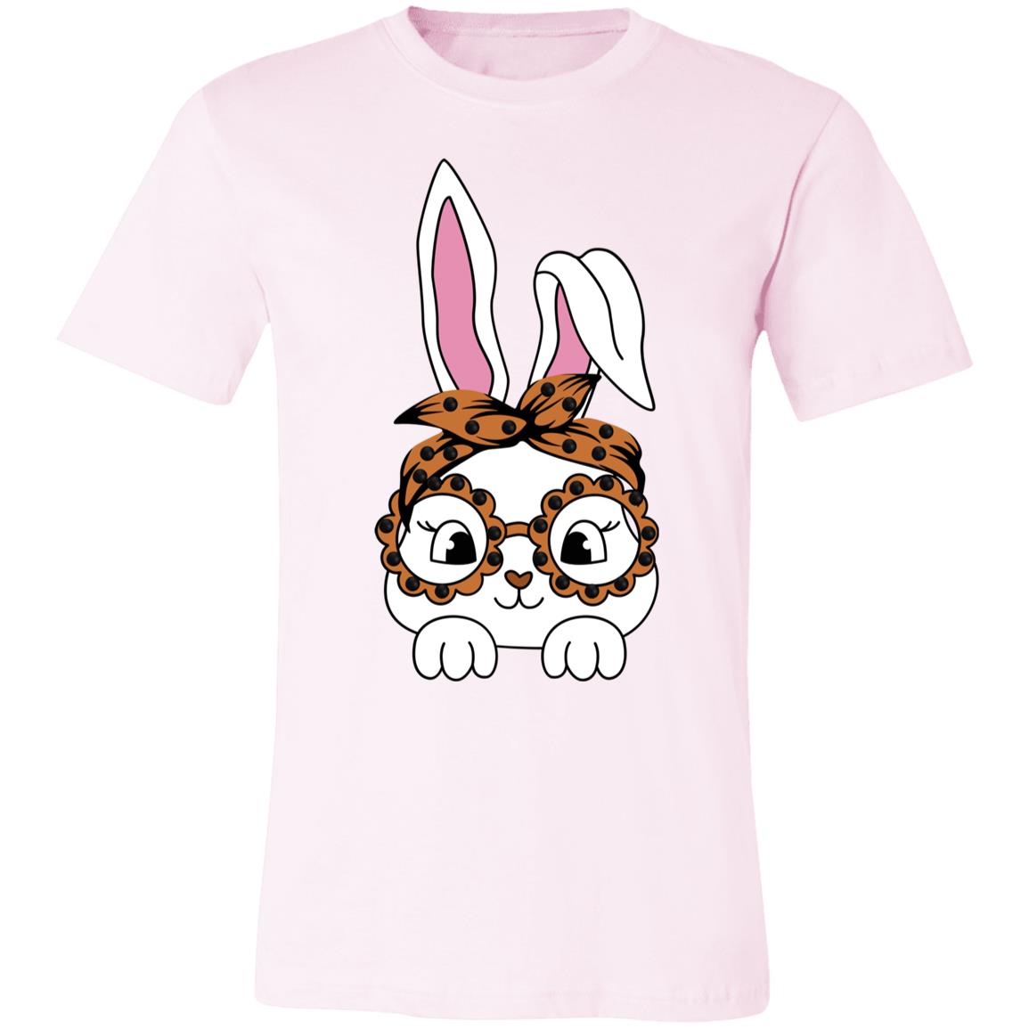 Bunny with Leopard Glasses T-shirt, Easter Hoodie, Easter bunny graphic tee, Easter shirts for infants / Toddlers, Unisex Easter Bunny tee, Easter Gift