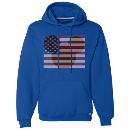 Mickey Mouse USA Flag Fleece Pullover Hoodie