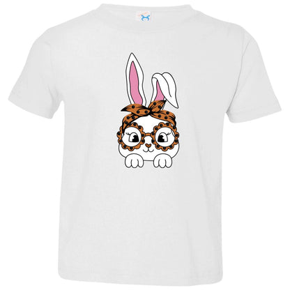 Bunny with Leopard Glasses T-shirt, Easter Hoodie, Easter bunny graphic tee, Easter shirts for infants / Toddlers, Unisex Easter Bunny tee, Easter Gift