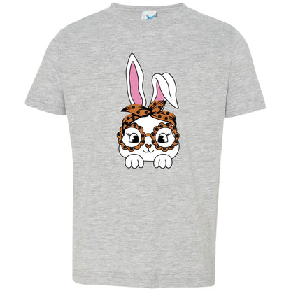 Bunny with Leopard Glasses T-shirt, Easter Hoodie, Easter bunny graphic tee, Easter shirts for infants / Toddlers, Unisex Easter Bunny tee, Easter Gift