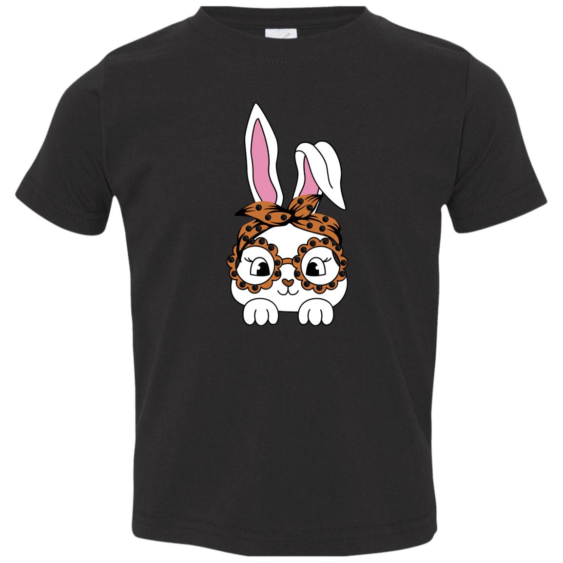 Bunny with Leopard Glasses T-shirt, Easter Hoodie, Easter bunny graphic tee, Easter shirts for infants / Toddlers, Unisex Easter Bunny tee, Easter Gift