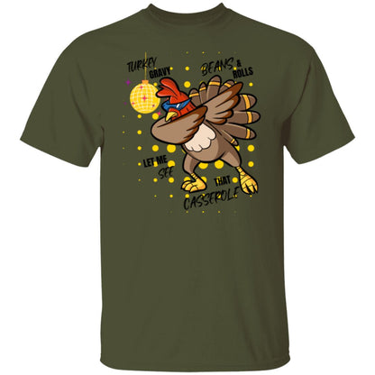 Turkey Gravy Beans and Rolls Let Me See That Casserole T-Shirt, Turkey Lover T-Shirt, Family Thanksgiving T-Shirt, Thanksgiving Dinner T-Shirt, Fall 5.3 oz. T-Shirt