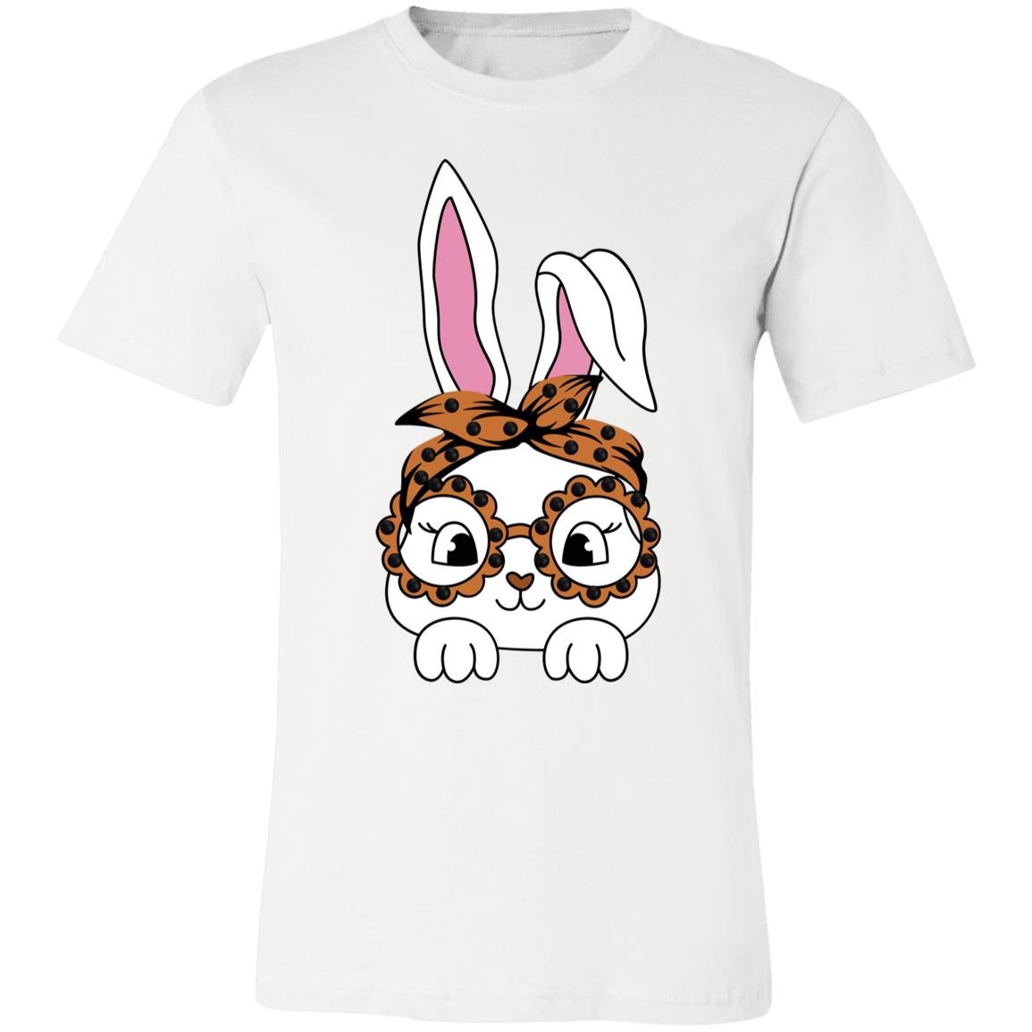 Bunny with Leopard Glasses T-shirt, Easter Hoodie, Easter bunny graphic tee, Easter shirts for infants / Toddlers, Unisex Easter Bunny tee, Easter Gift