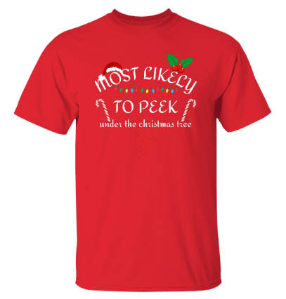 4 Custom Christmas Quotes Tee