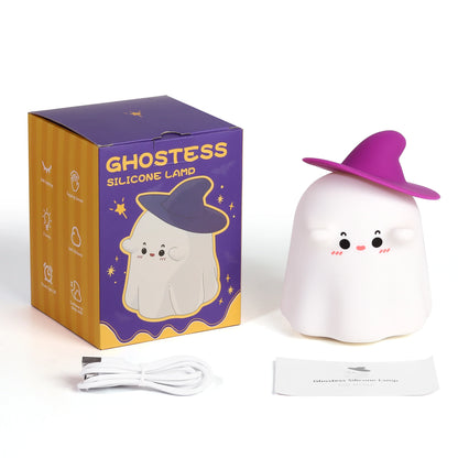 Ghost & Pumpkin Halloween Night Light