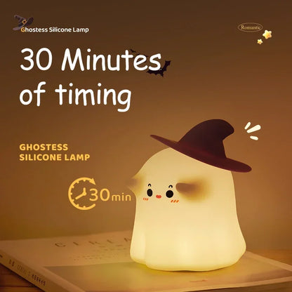 Ghost & Pumpkin Halloween Night Light